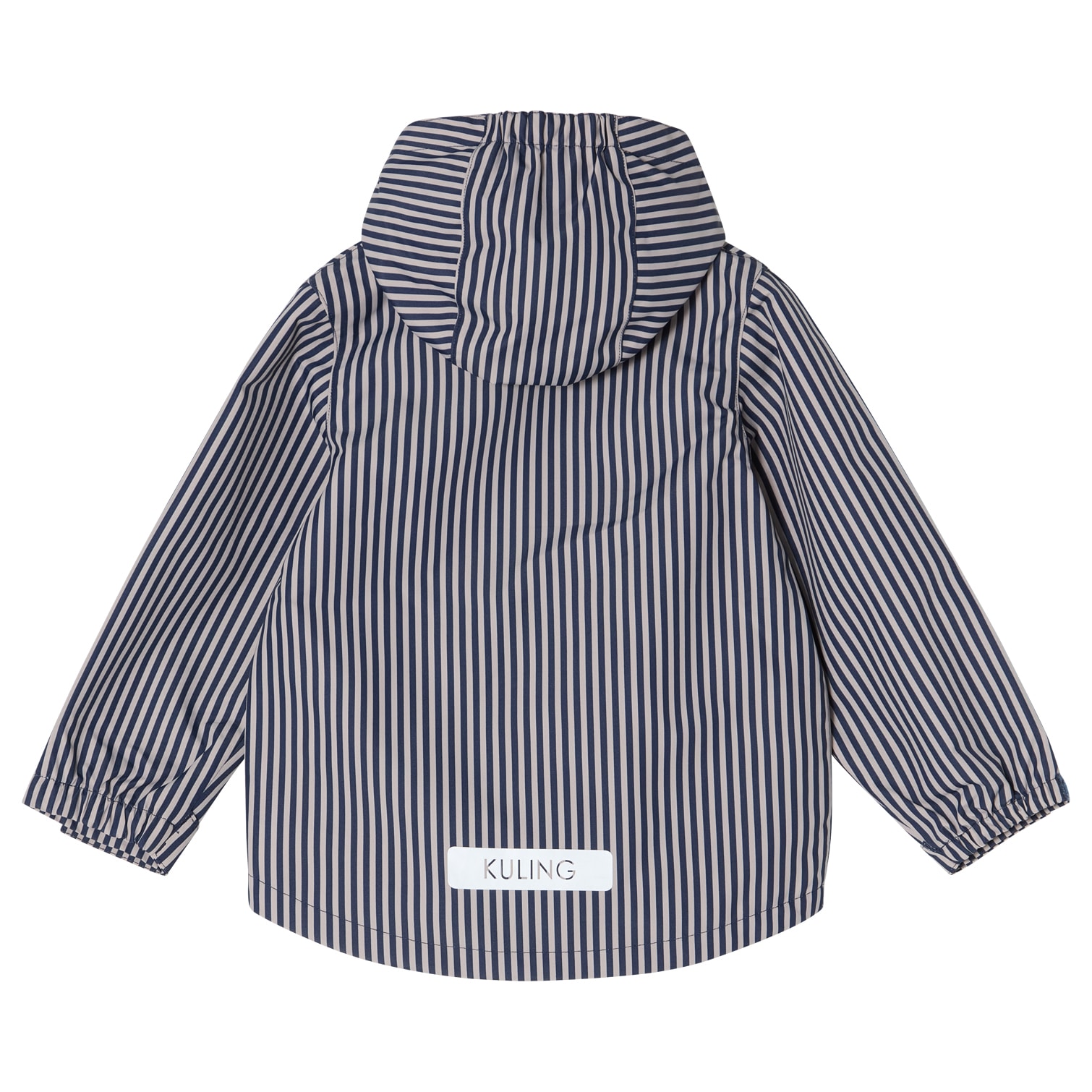 Stockholm Skaljakke Navy Taupe Stripe