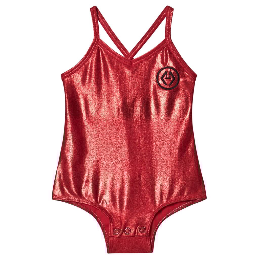 Trout Bodysuit Red Logo