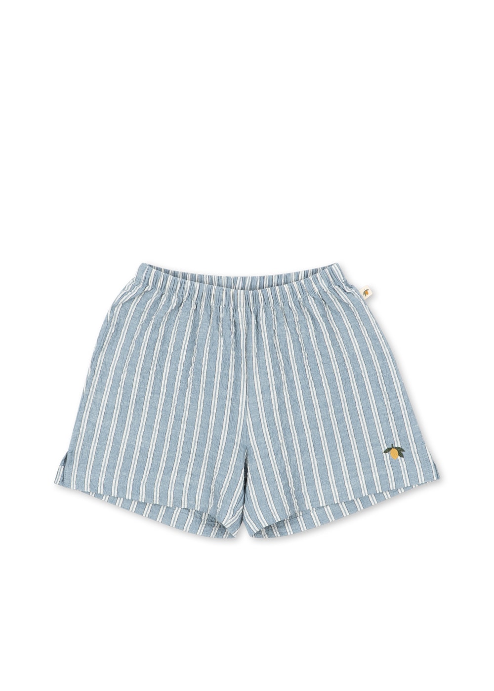 GOTS Elliot Shorts Trio Bleu Stripe 