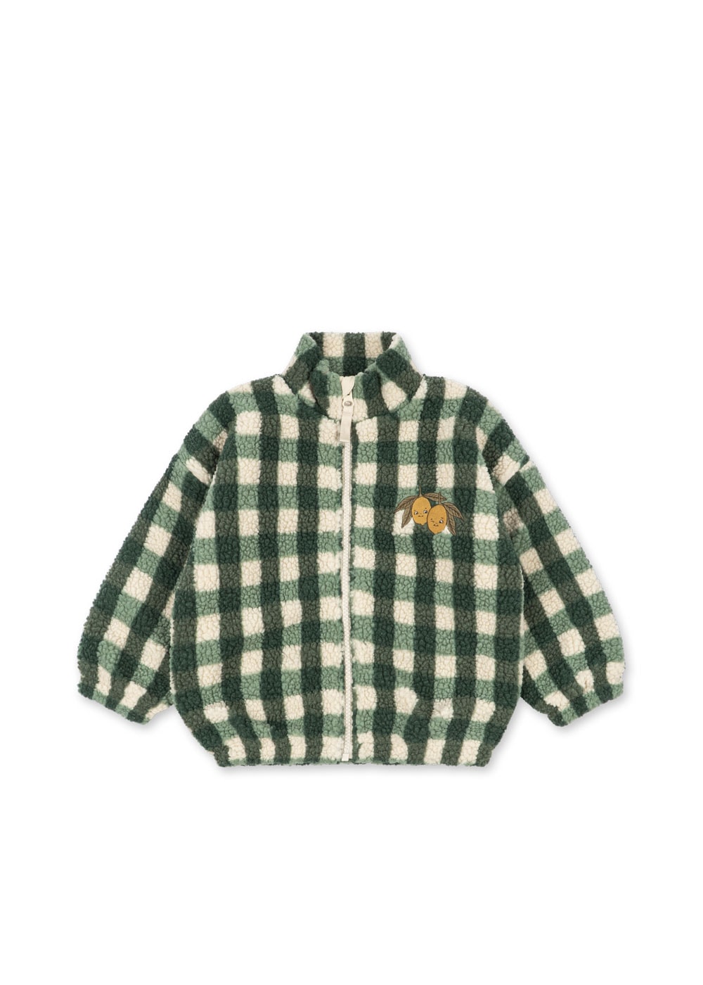 Jody Teddyjakke Green Check 
