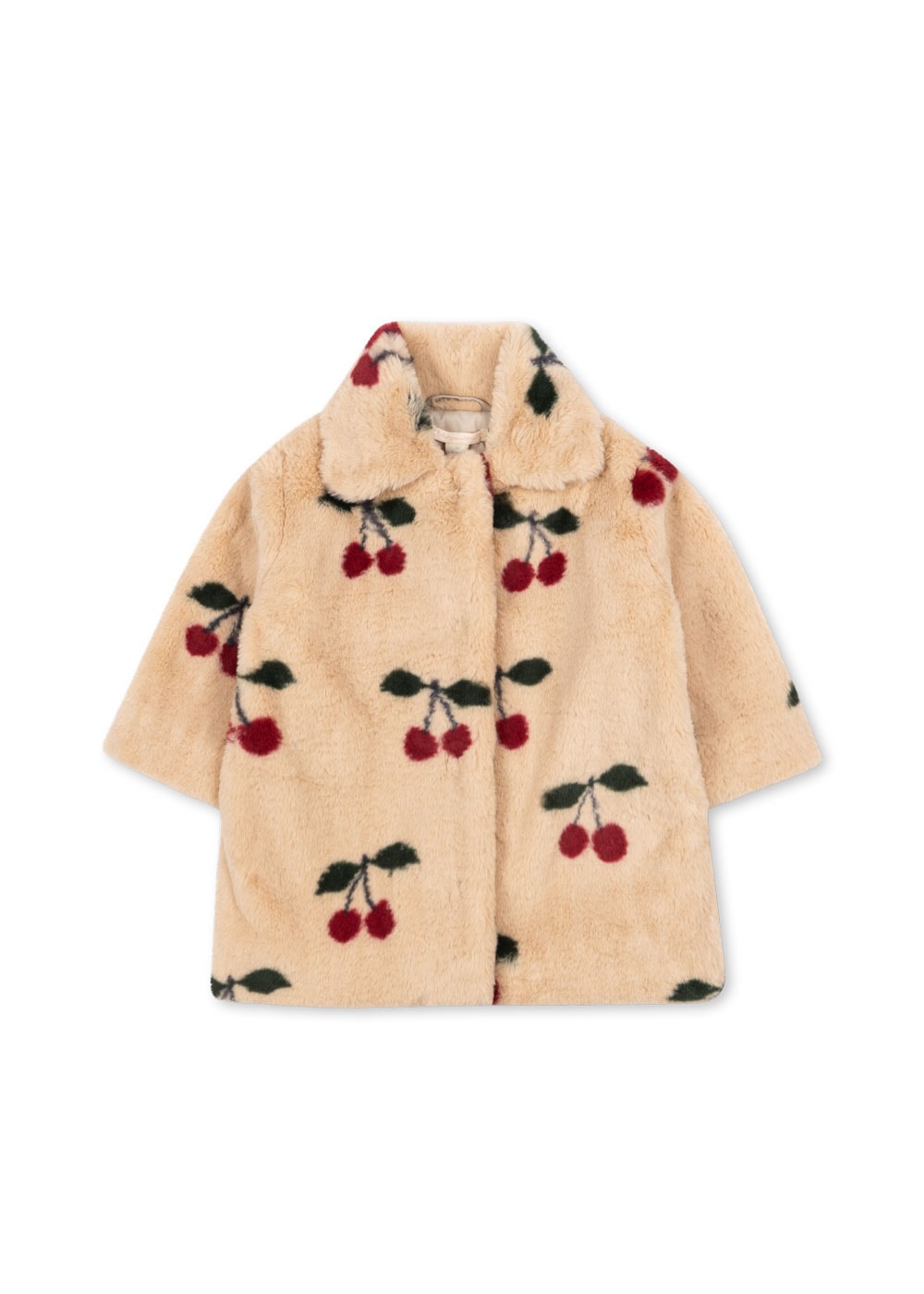 Fuzzie Coat Grs Ma Grande Cerise