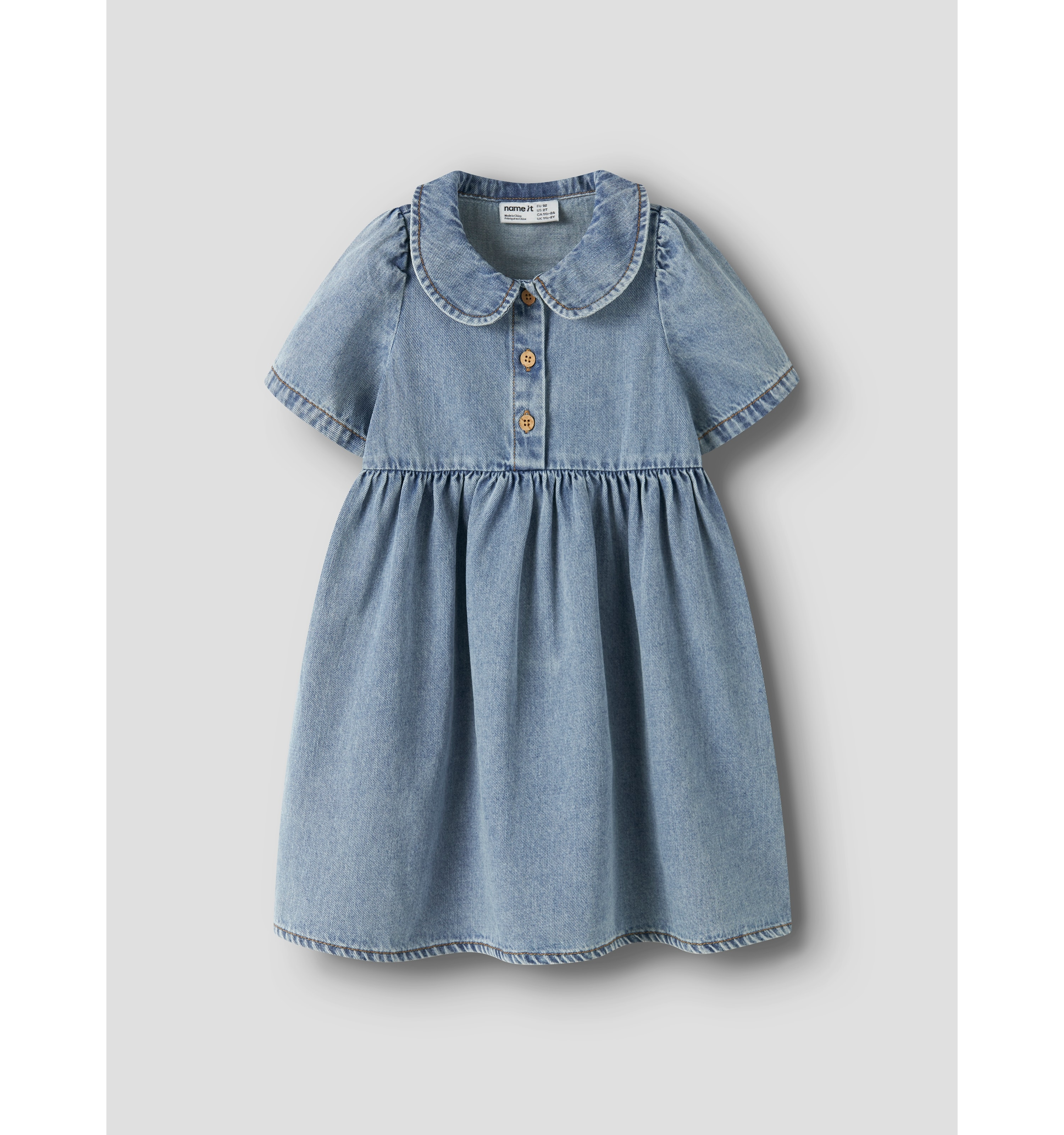 poppy denim dress Name It Poppy Denim Dress Medium Blue Denim Medium Blue Denim 80 cm Blue infant female