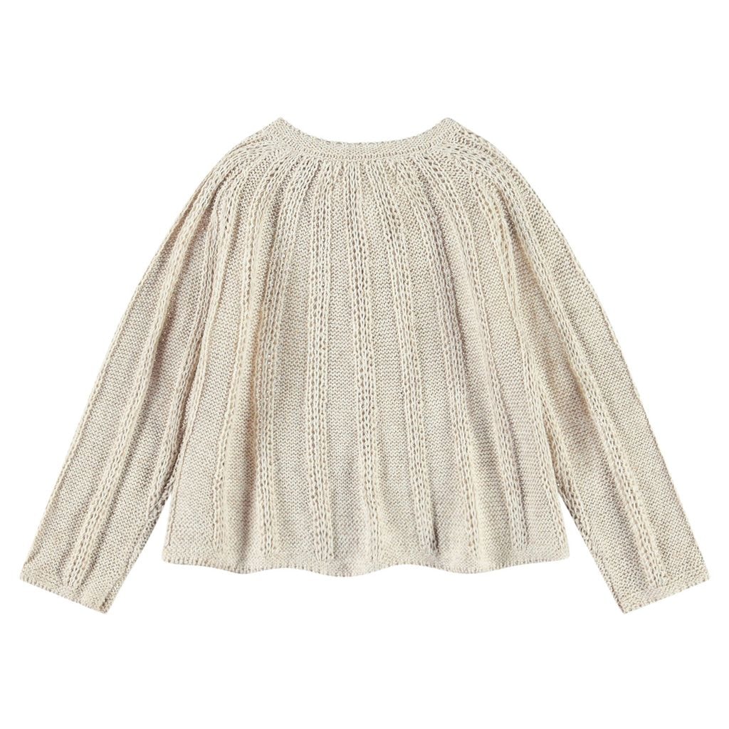 Grit Cardigan Sand Melange