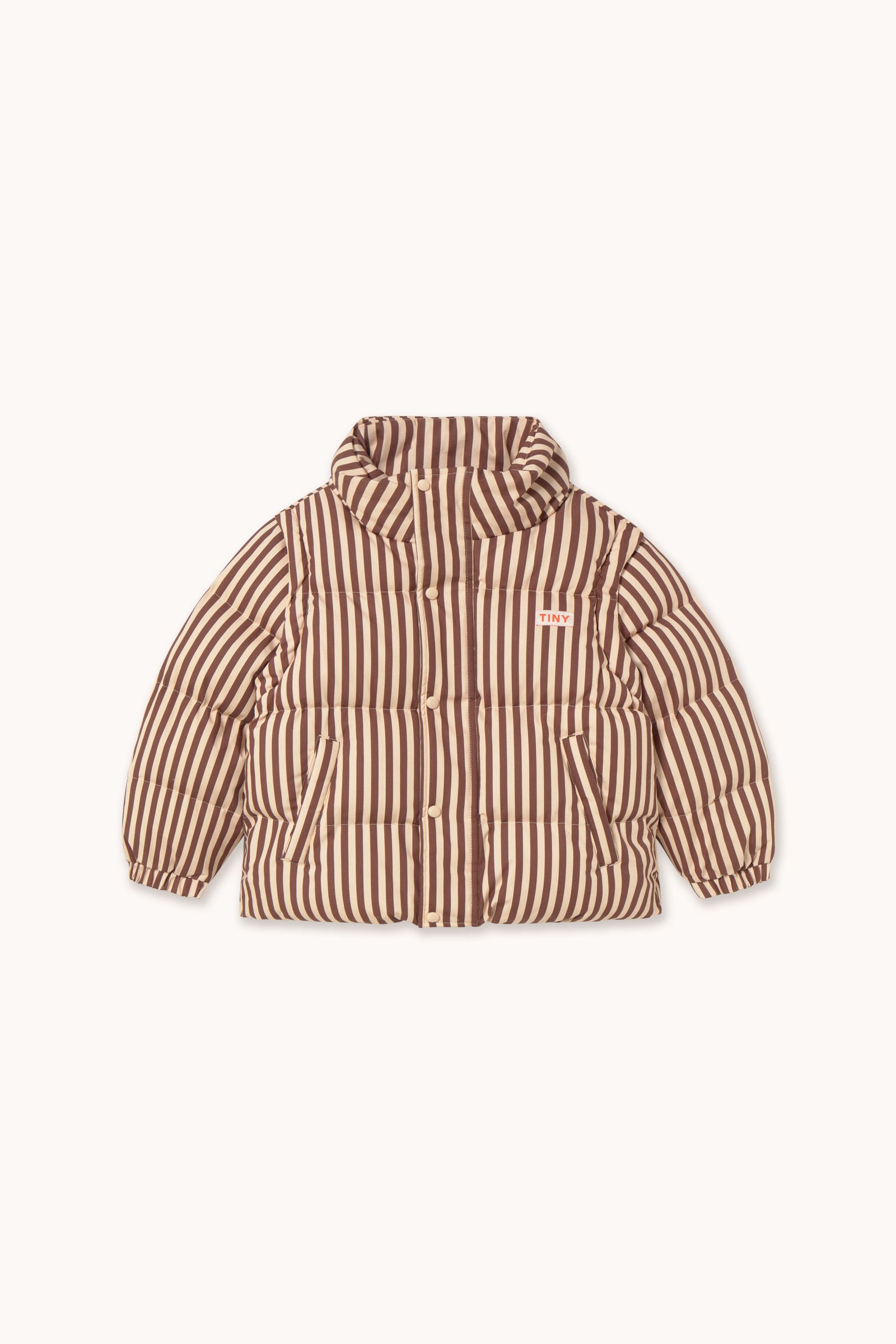 Kort Vadderad Jacka Vanilla