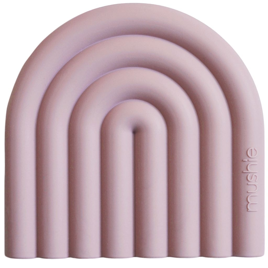 Rainbow Shaped Teether Mauve