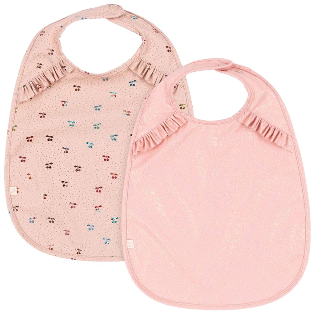 2-pack Bib Med Krusiduller Cherry Sparkle