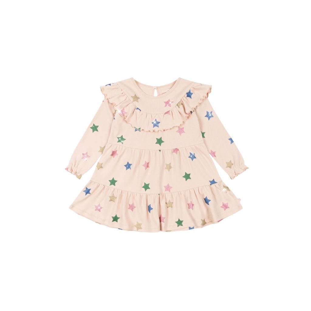 Malli Glitter Dress Gots Star Glitter