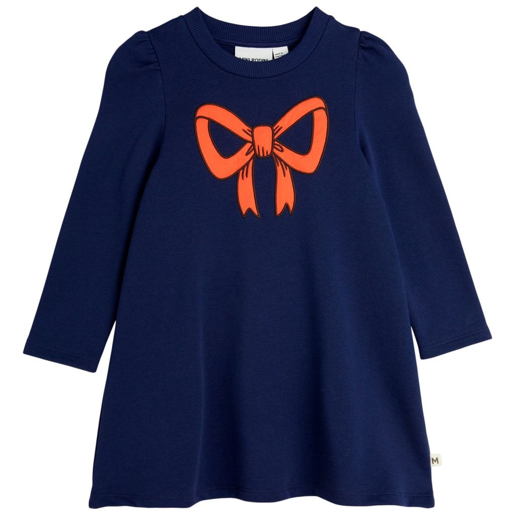 Bow Sweatdress Blue