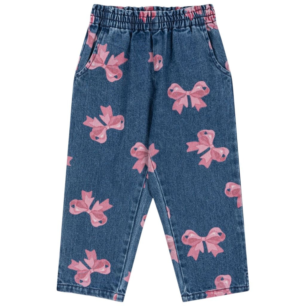 GOTS Magot Frill Denim Pants Bella Bow