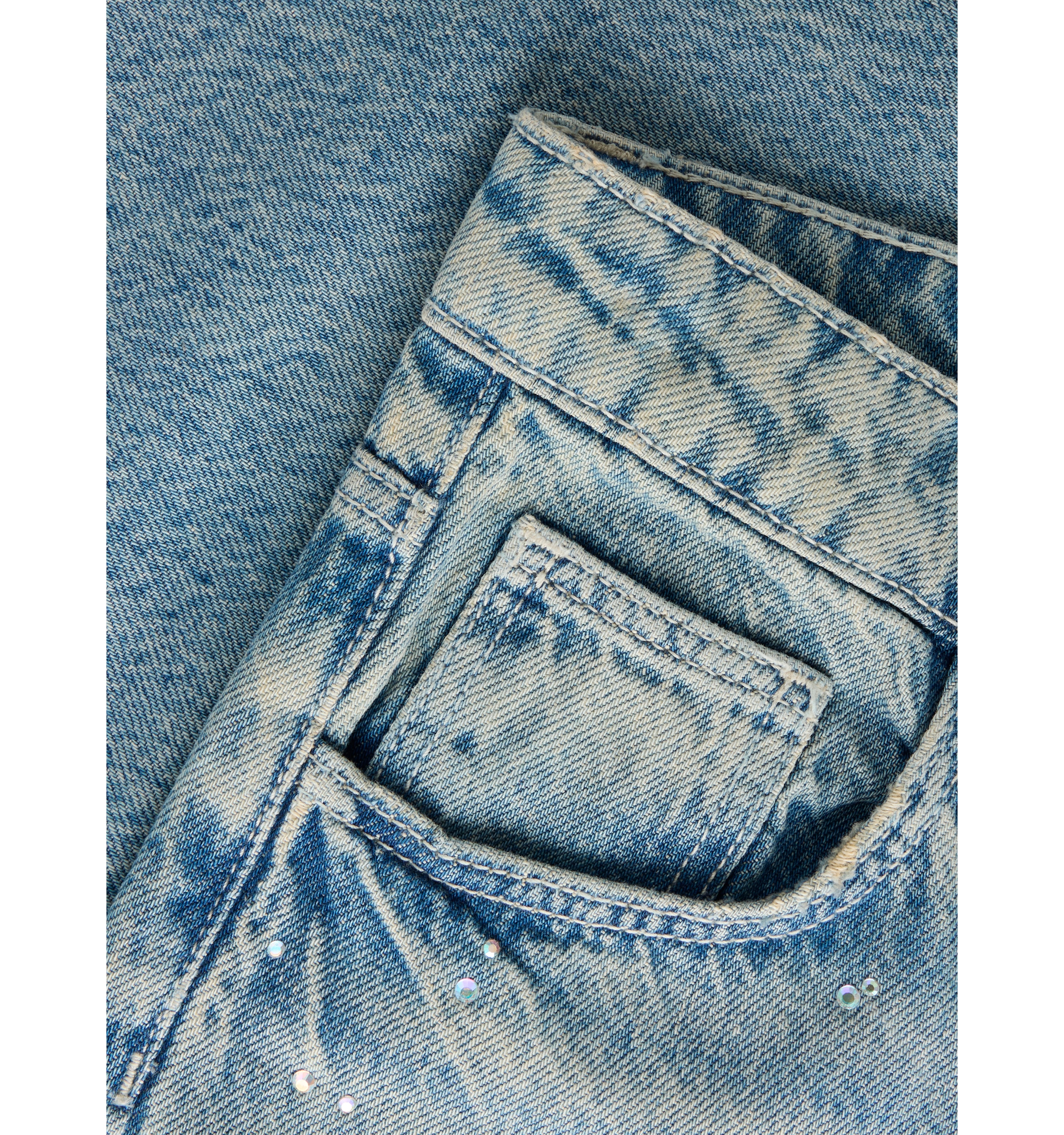 Jeans Vintage Medium Blue Denim