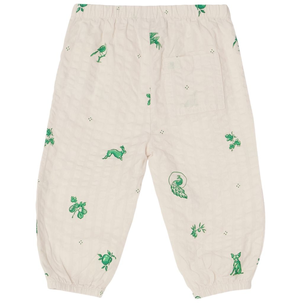 Seersucker Trousers Azulejos Emerald