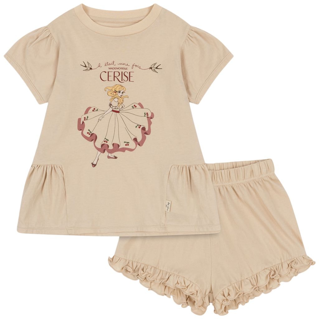 GOTS Famo T-shirt And Shorts Set Smoke Gray