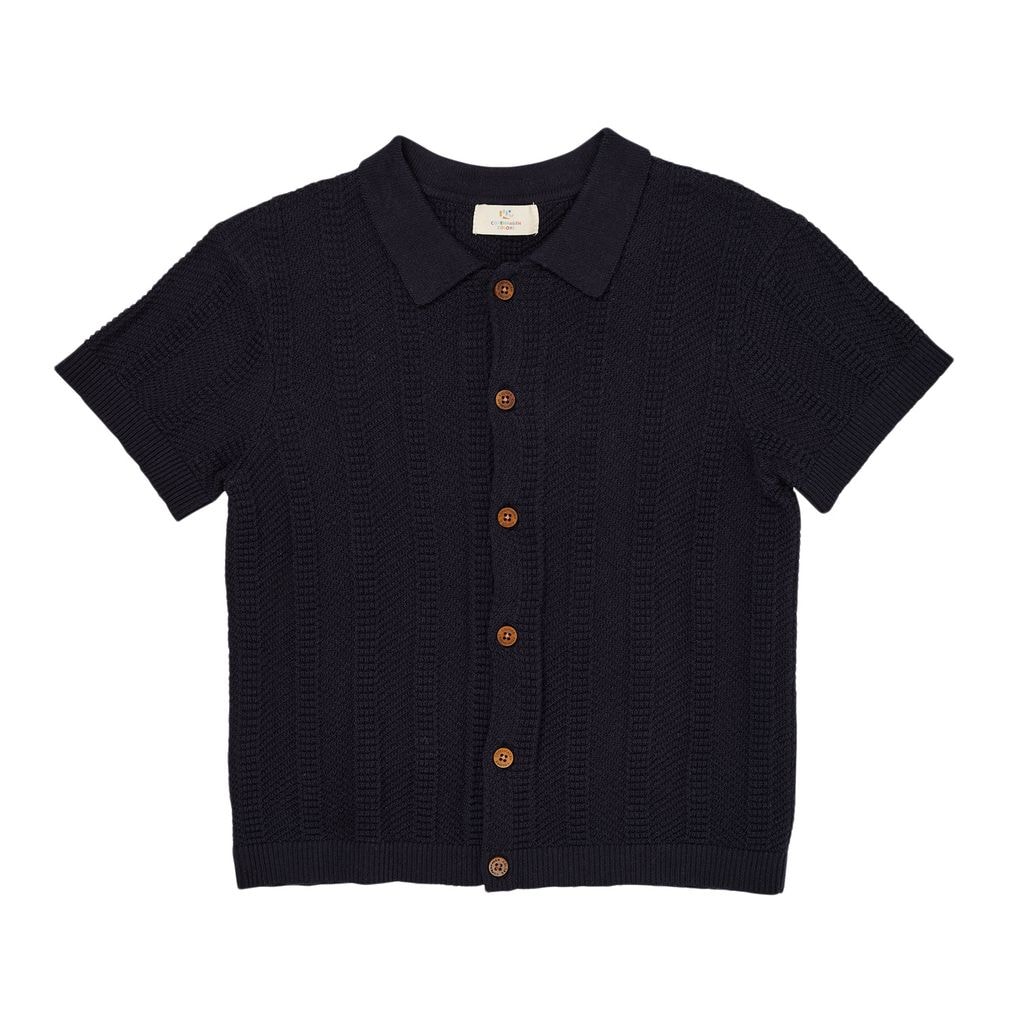 Patterned Shirt Navy