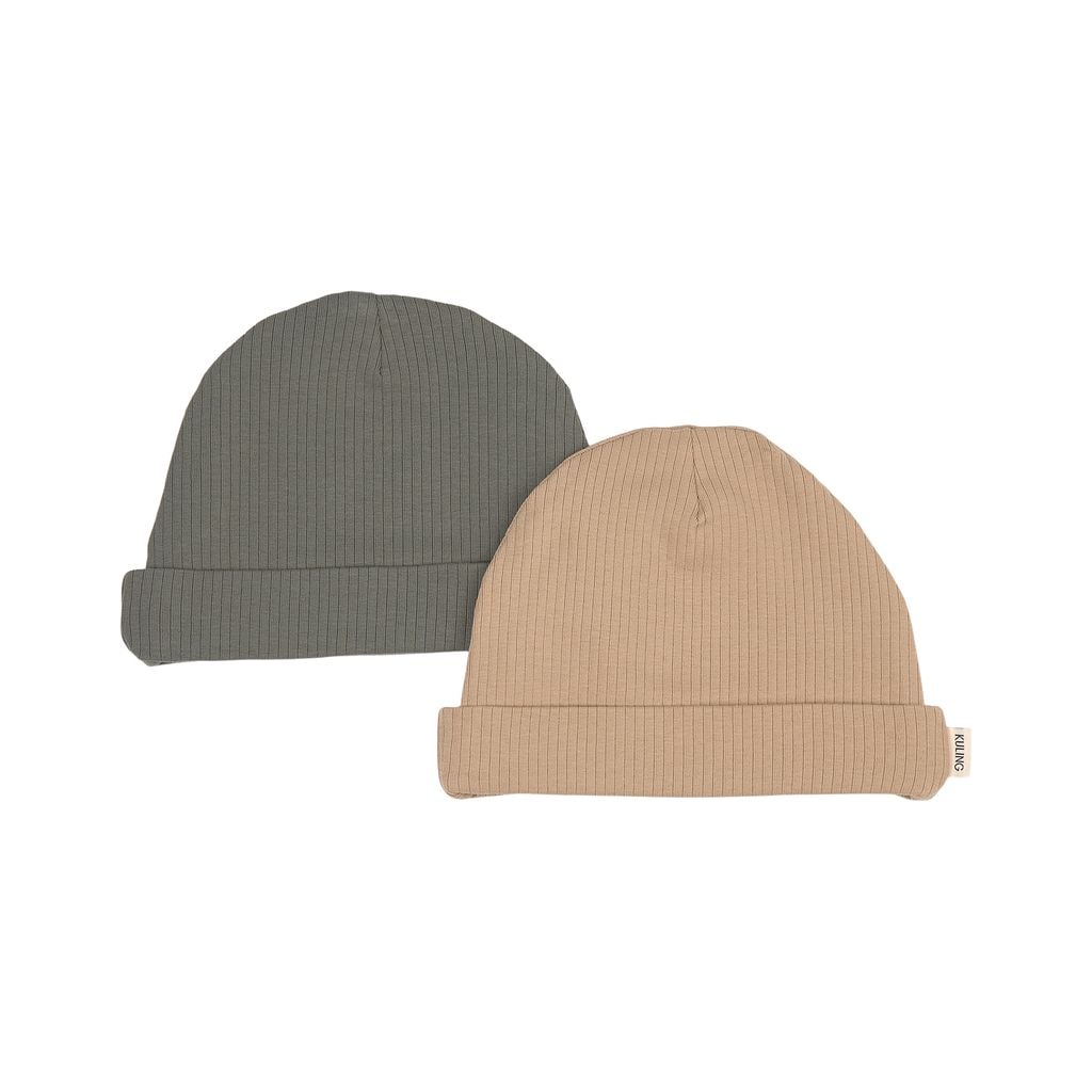 2-Pack Detroit GOTS Luer Sand/Green