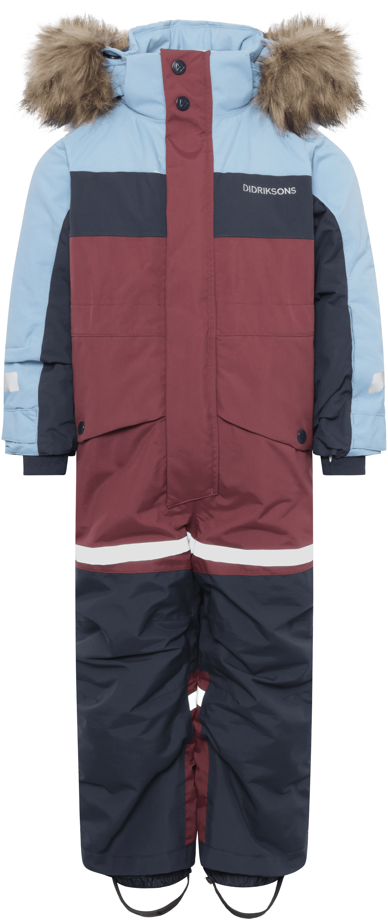 Bjärven Kids 4 Winter Overall Anemon Red