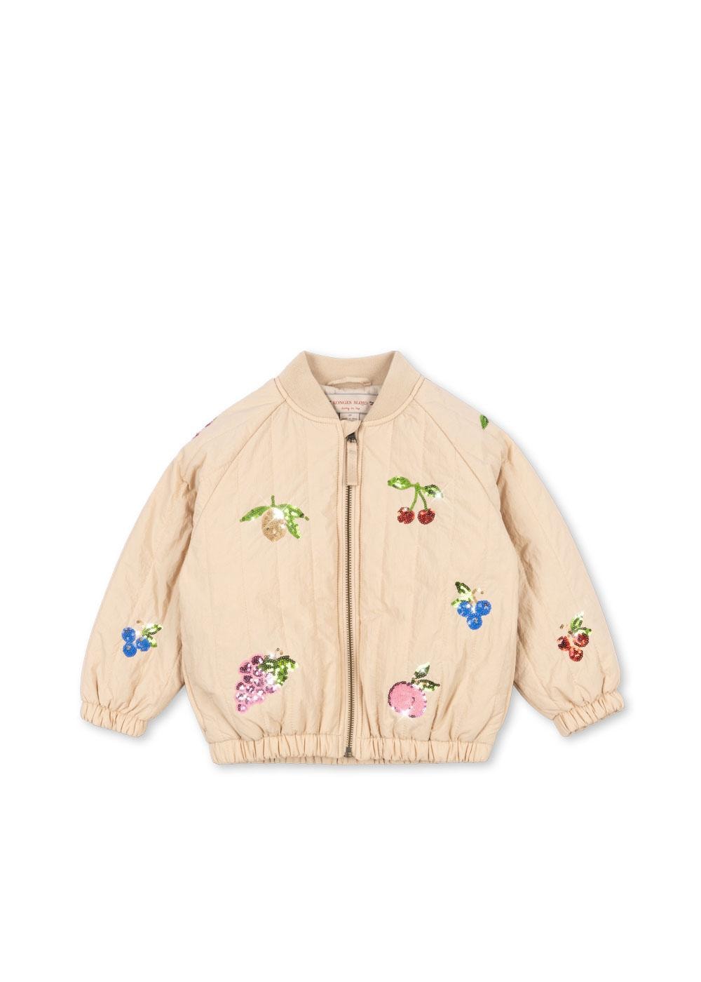 Juno Sequin Bomber Jacket Frappé