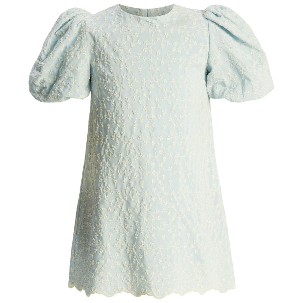 Giselle Mini Dress Washed Blue