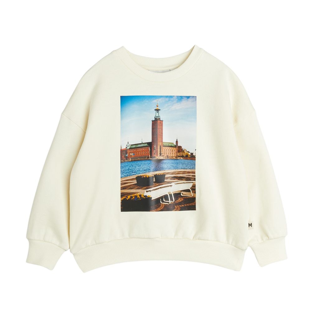 GOTS City Hall Sweatshirt Offwhite