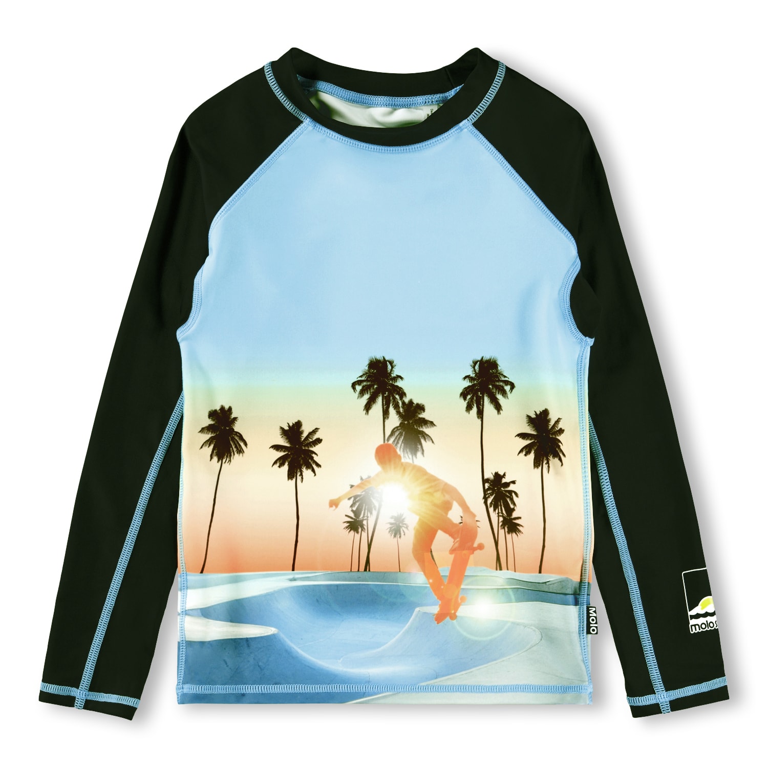 Neptune LS Rash Gurad Sunrise Skate 