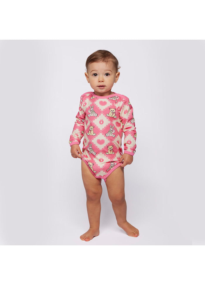 Elstar Långärmad Baby Body Rosewood
