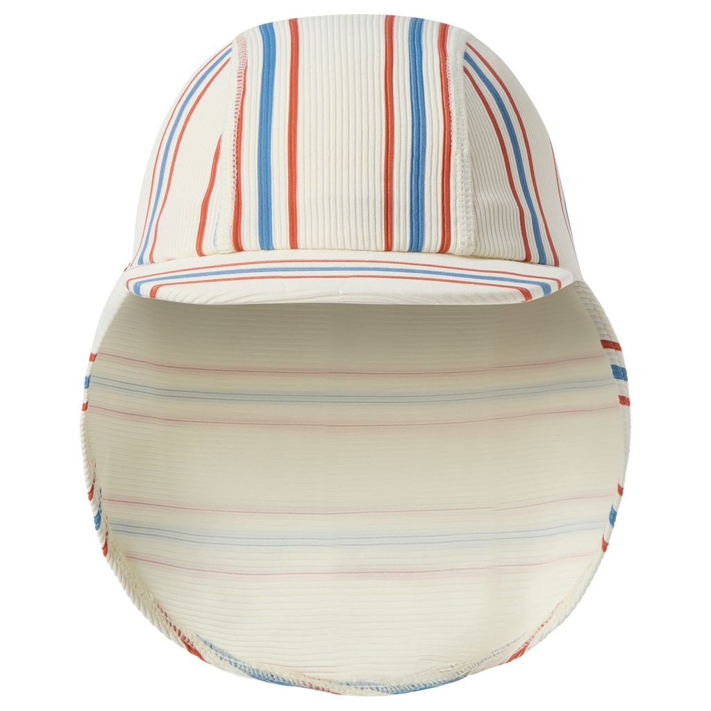 Palma UV Sun Cap Blue/red Stripe