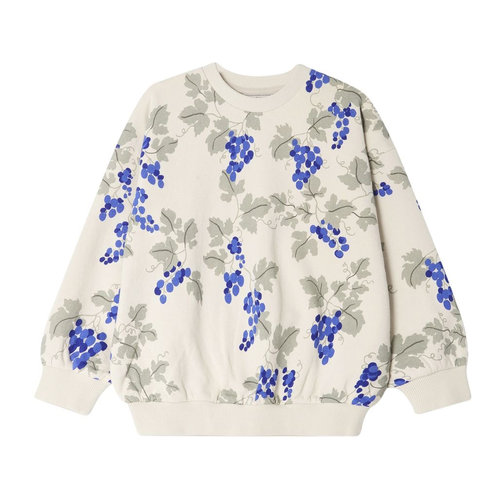 Sweatshirt Grapes Blue