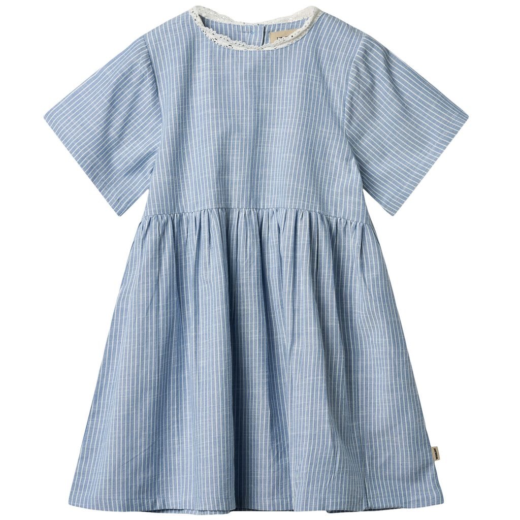 Elma Dress Blue Stripe