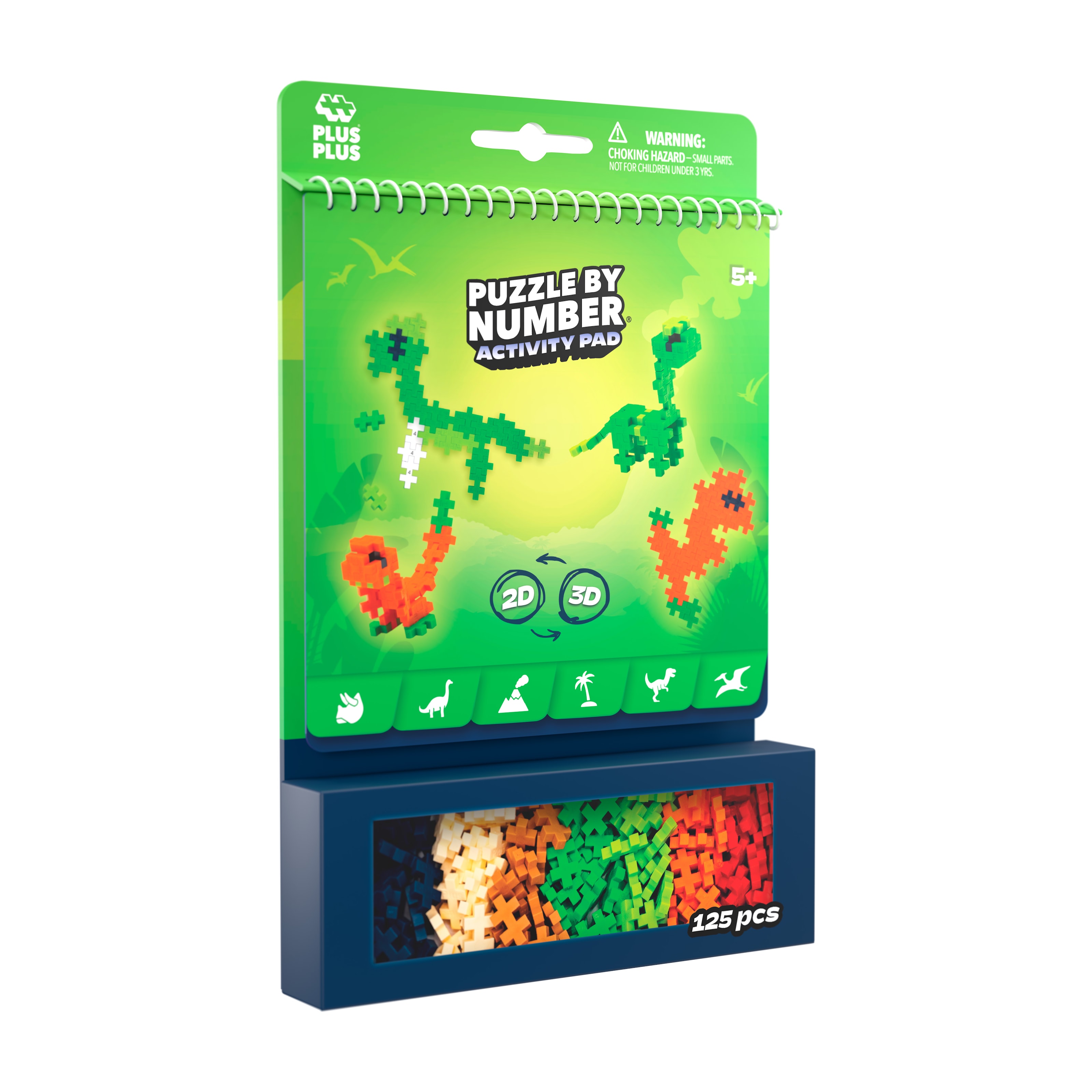 Activity Pad 125 Bitar Dinosaurs