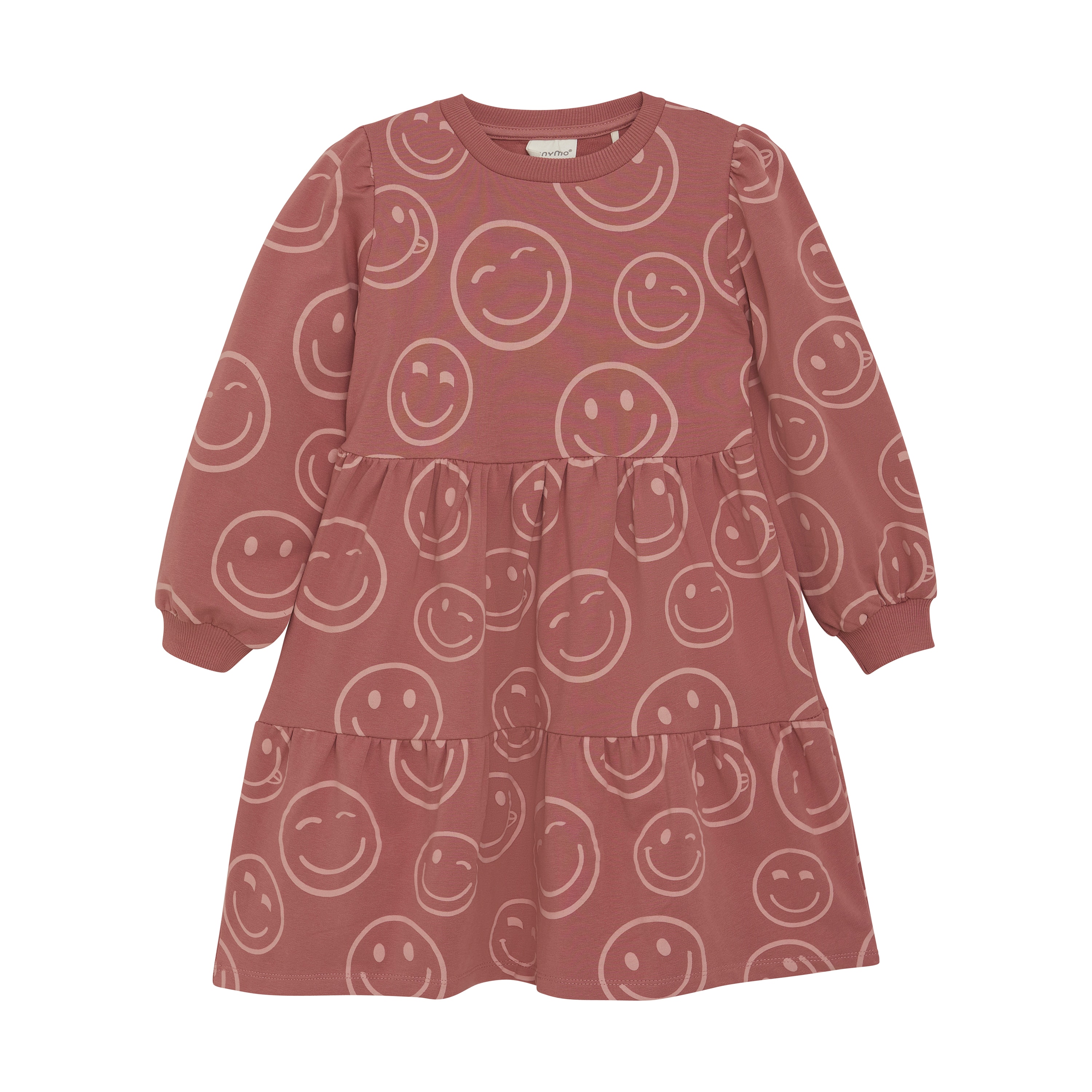 GOTS Sweatshirt Dress Aop Withered Rose