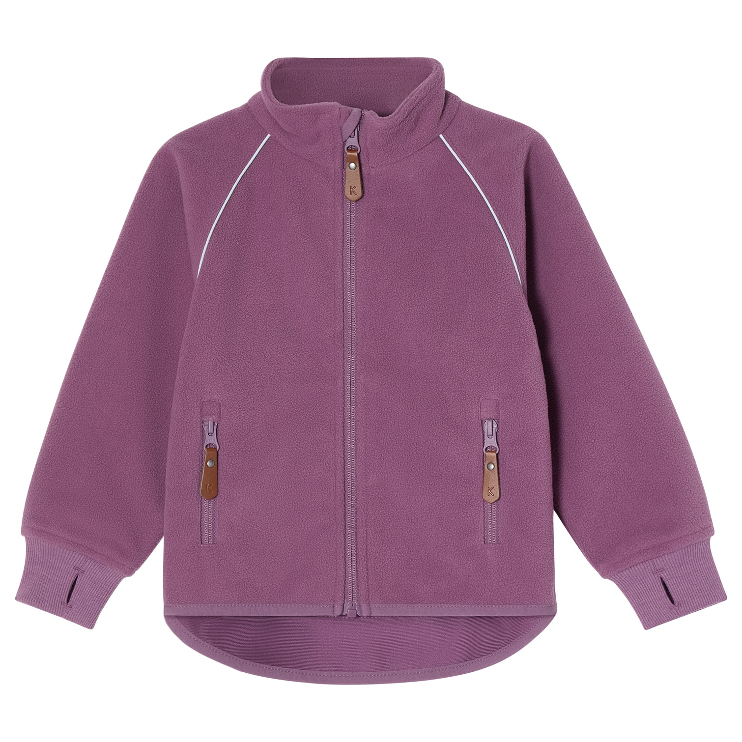 Livigno Vindfleecejacka Grape Purple