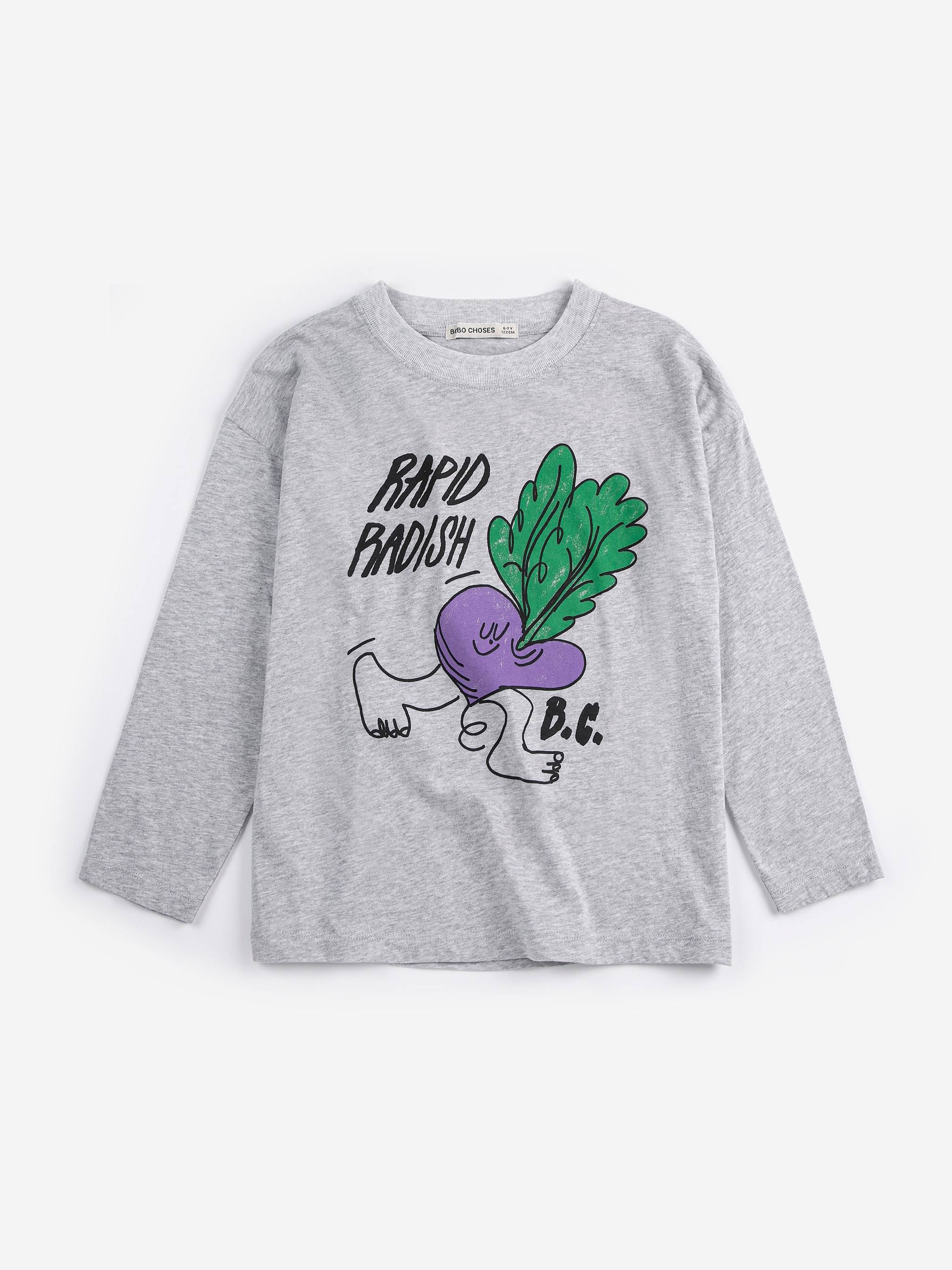 Rapid Radish Långärmad T-shirt Heather Grey 