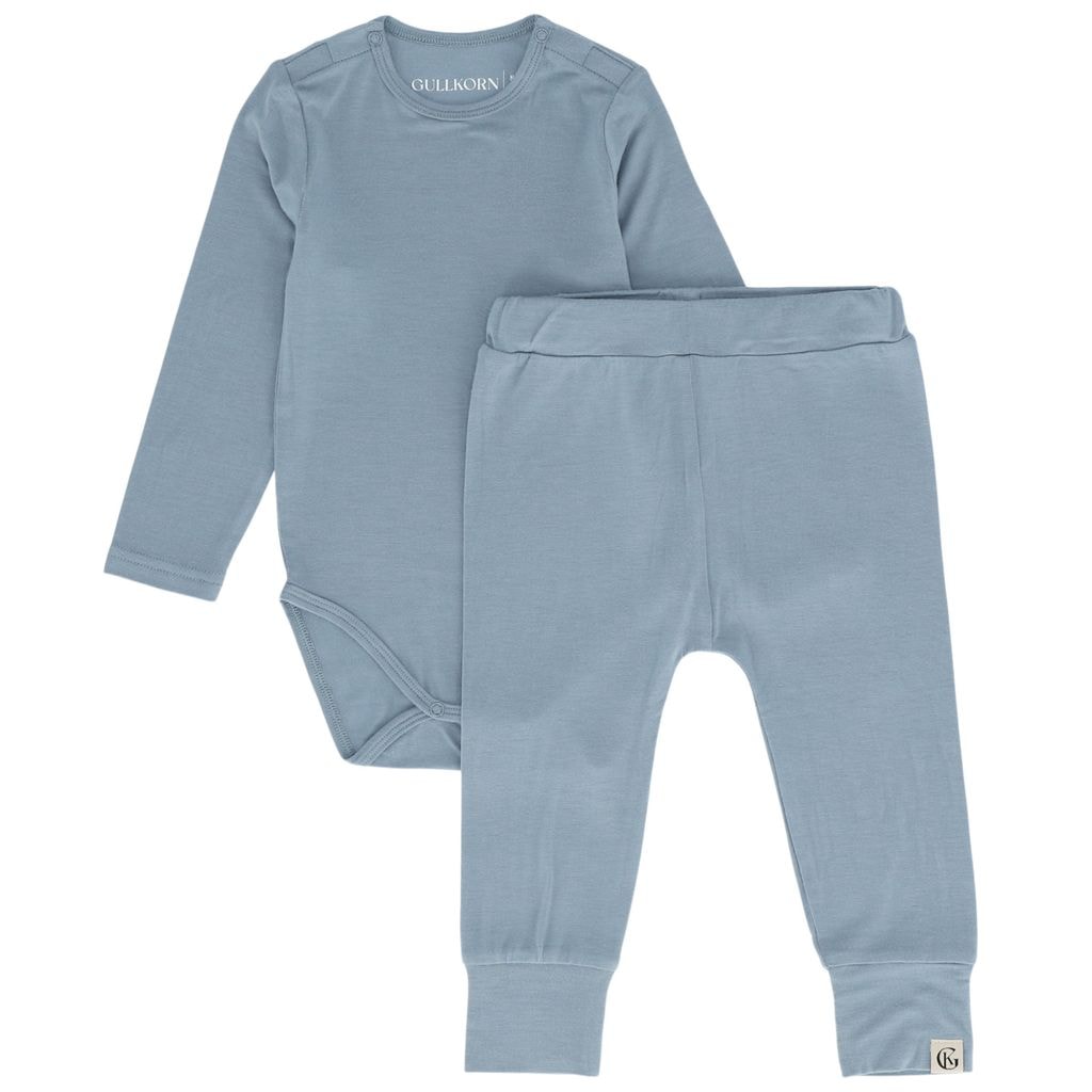Vennen Baby Set Dusty Blue