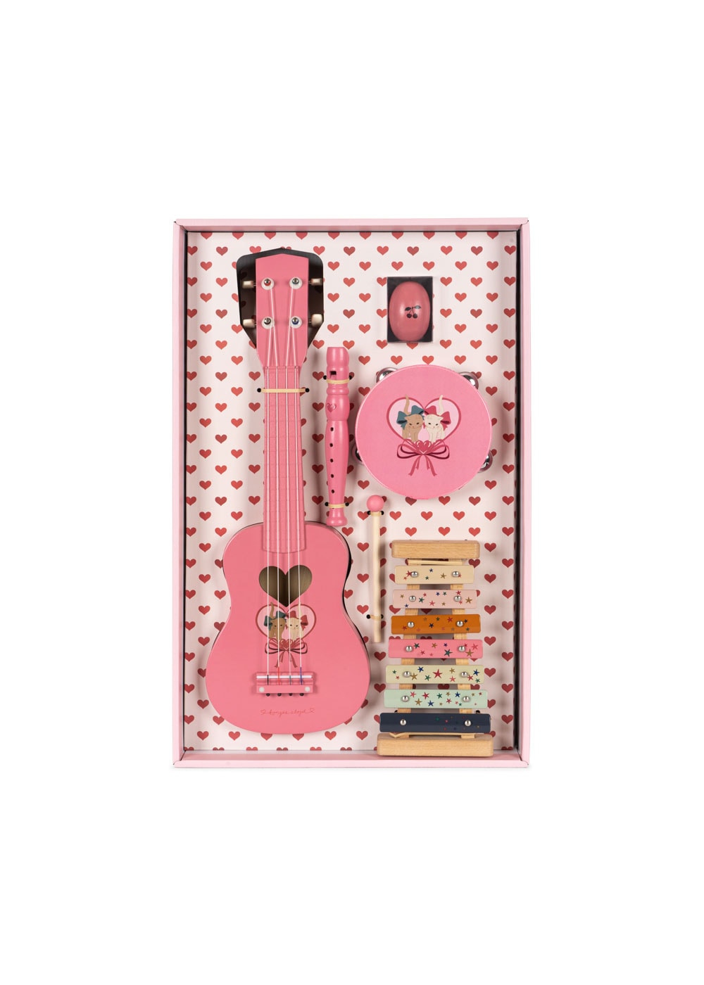 All I Wish For Music Set Bow Kitty Pink 