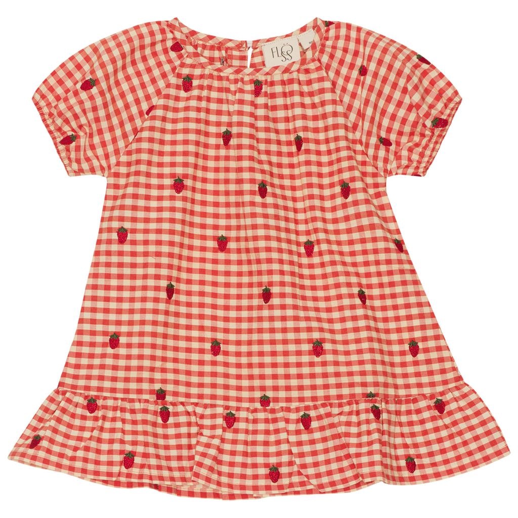 Molly Dress Berry Gingham