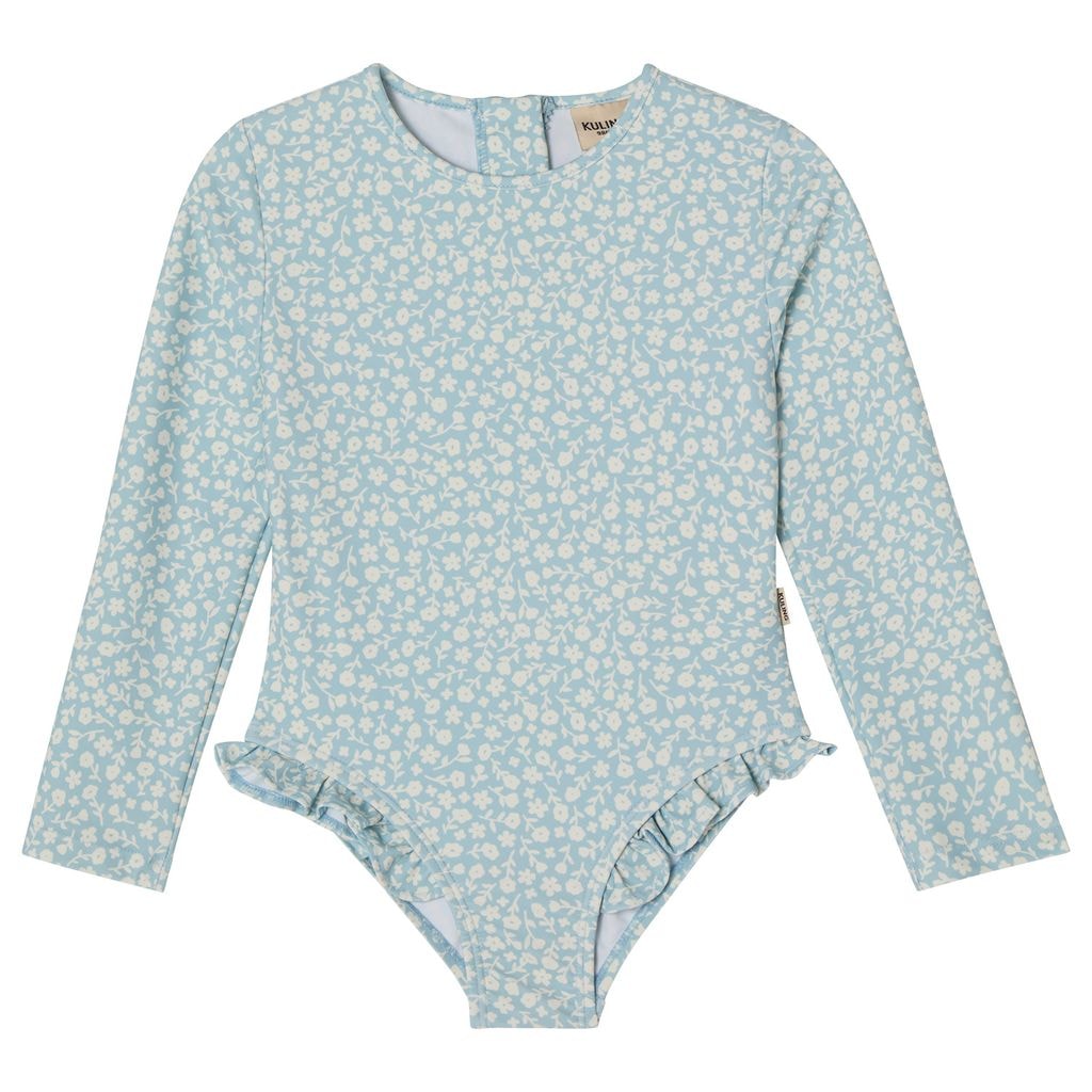 Antibes UV-badedrakt Sky Blue Flower