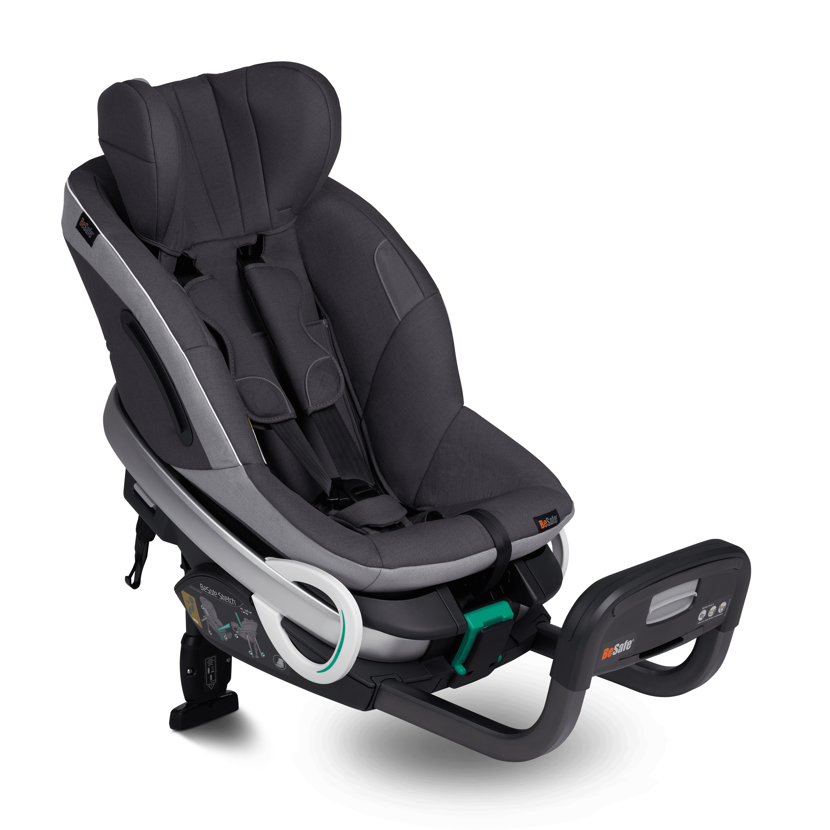 Stretch Bakåtvänd Bilbarnstol 6M-7Y / 61-125 Cm Metallic Melange 