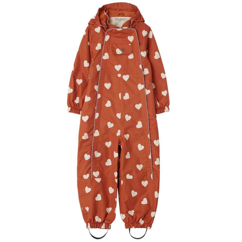 Milano Hjertemønstret Skalldress Ginger