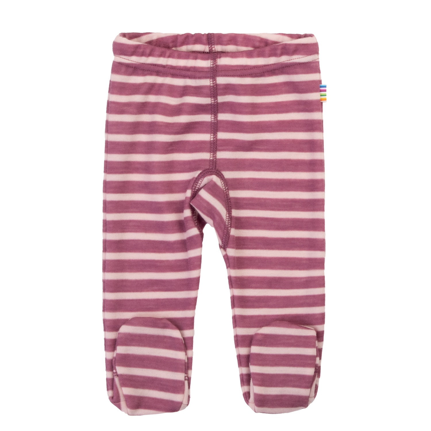 Leggings I Ull Med Fotdel Bordeaux