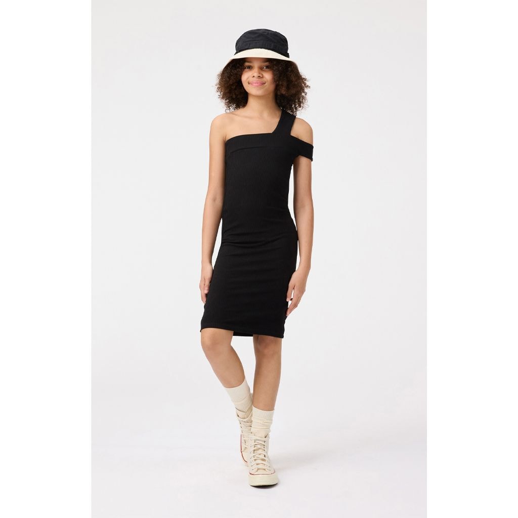 Callista Short-Sleeved Dress Black