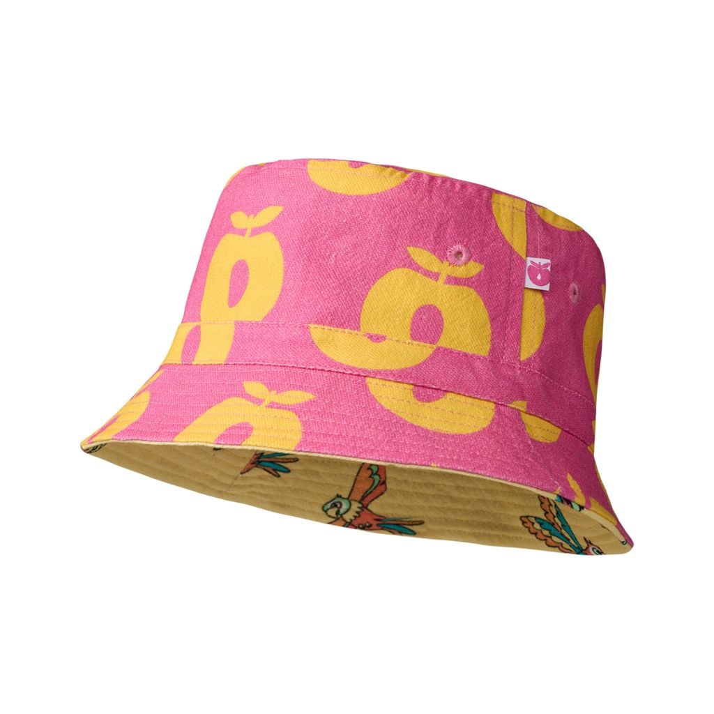 Apples Bucket Hat Pink Fandango