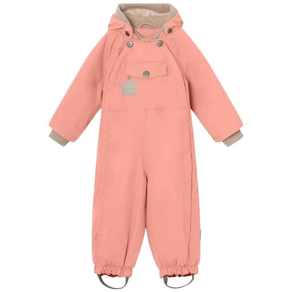 Wisto Fleece Lined Coverall Rosette Rose