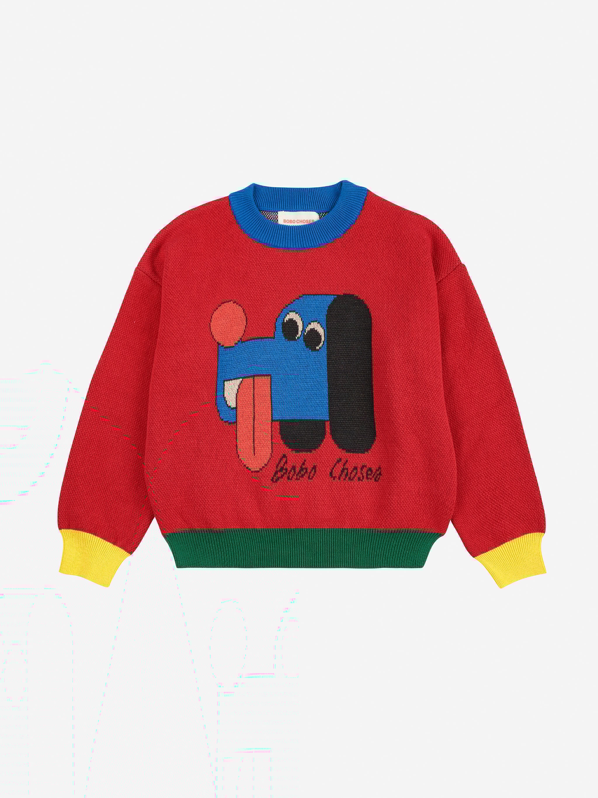 Doggy Mate Jacquard Jumper Red