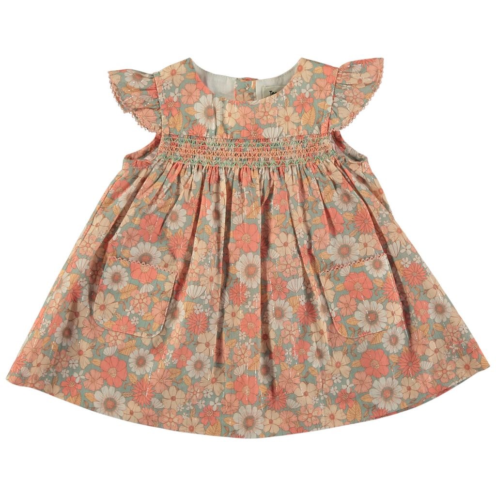 Floral Baby Dress Pink