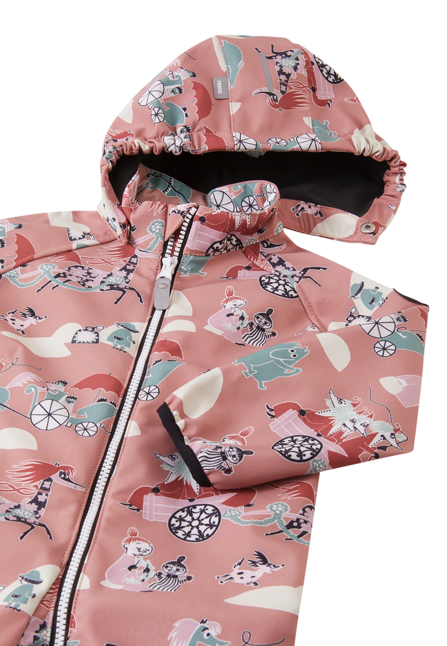 Moomin Mjosa Softshell Overtrekk Rose Blush