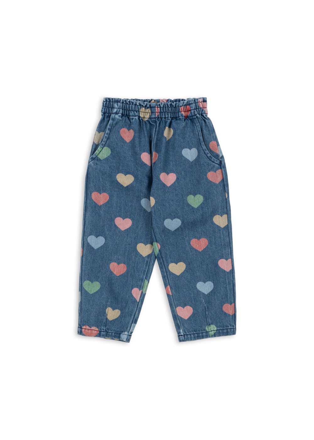 Magot Frill Denim Pants Bon Coeur Coloré