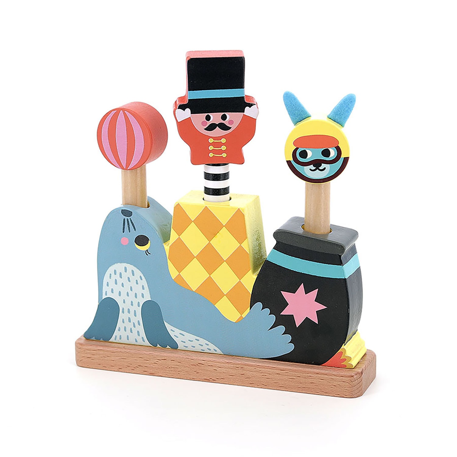 Vilac Holz Pop-Up Zirkus Acticity Spielzeug Multi 