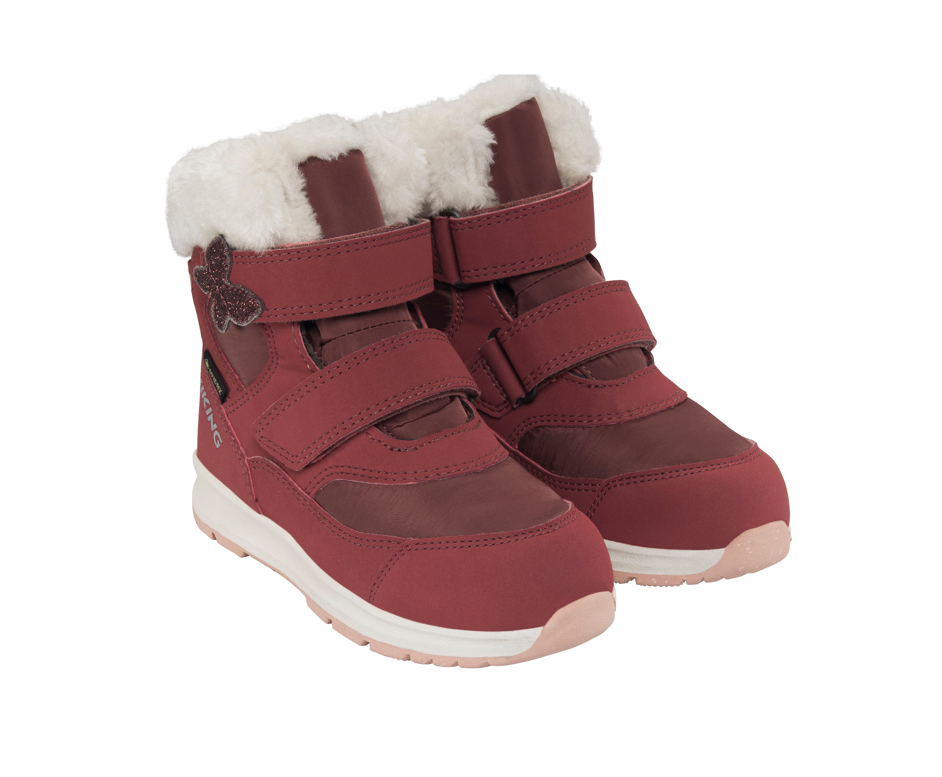 Belle Butterfly Warm GTX 2V Vattentäta Skor Dark Pink