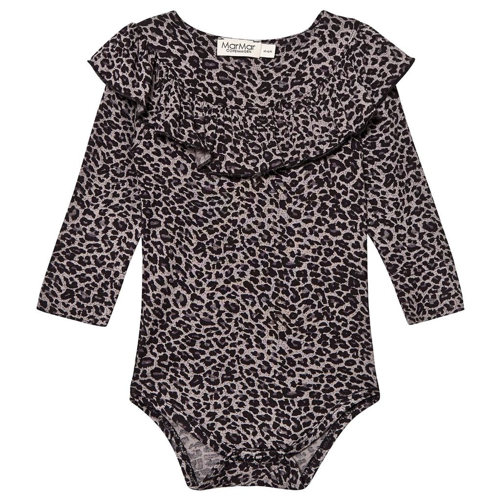 Bibbi Leo Baby Body Gray