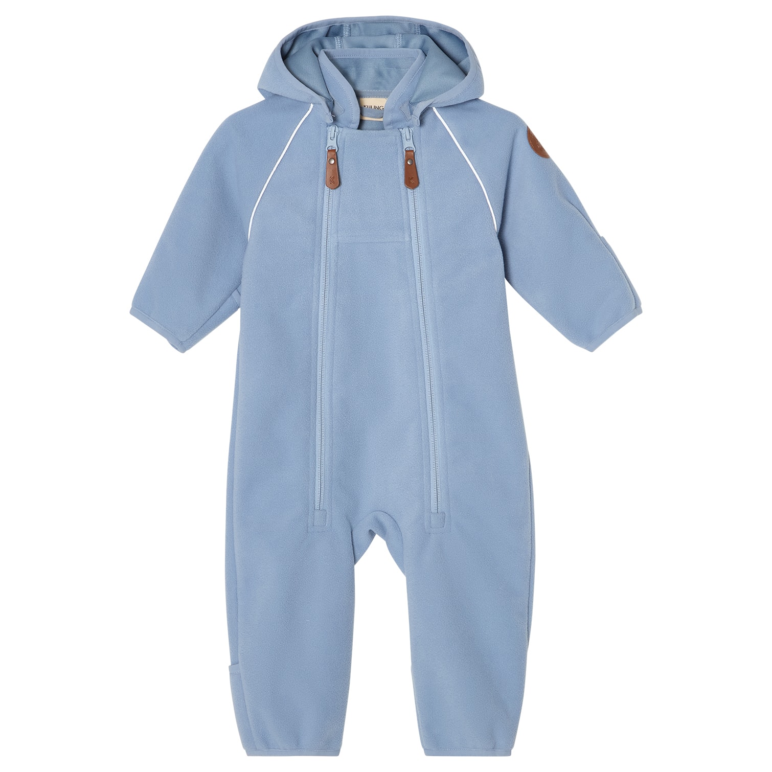 Livigno Wind Fleece Coverall Dove Blue 
