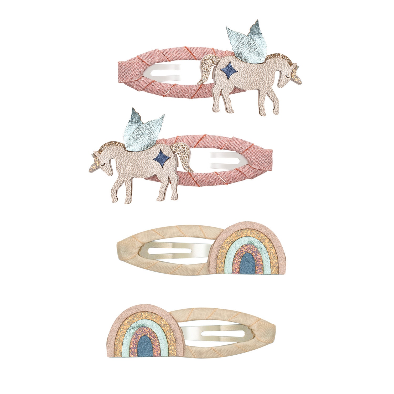 Winged Unicorn Celeste 4 Clic Clacs Beige 